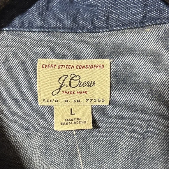 J. Crew Blue Denim Shirt - Picture 2 of 4